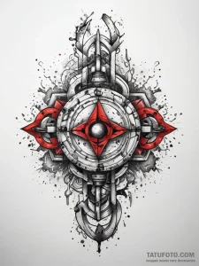 Tattoo sketch broken chain, tattoo line art,... - эскиз тату (№1757595652_0, 11.09.2025 13:00) — Tatufoto.com
