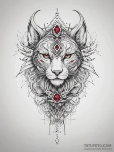 Tattoo sketch ruby, artistic tattoo sketch, m... - эскиз тату (№1757596813_0, 11.09.2025 13:20) — Tatufoto.com