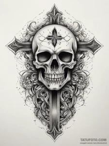 Tattoo sketch death, tattoo sketch design, se... - эскиз тату (№1757598165_0, 11.09.2025 13:42) — Tatufoto.com