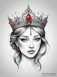 Tattoo sketch tiara tattoo, tattoo line art,... - эскиз тату (№1757607080_0, 11.09.2025 16:11) — Tatufoto.com