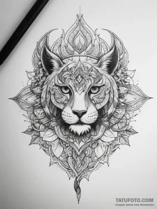 Tattoo sketch focus - эскиз тату (№1757626163_0, 11.09.2025 21:29) — Tatufoto.com