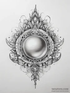 Tattoo sketch pearl tattoo - эскиз тату (№1757632935_0, 11.09.2025 23:22) — Tatufoto.com