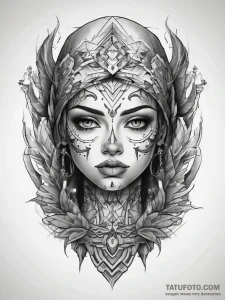 Tattoo sketch desert, tattoo drawing outline,... - эскиз тату (№1757634482_0, 11.09.2025 23:48) — Tatufoto.com