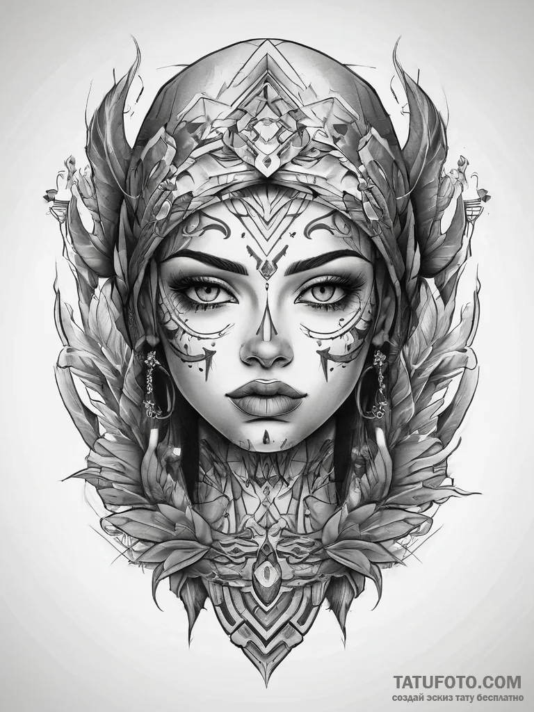Tattoo sketch desert, tattoo drawing outline,... - эскиз тату (№1757634482_0, 11.09.2025 23:48) — Tatufoto.com
