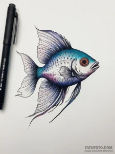 Tattoo sketch lanternfish, ink illustration f... - эскиз тату (№1757635257_0, 12.09.2025 00:00) — Tatufoto.com