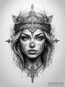 Tattoo sketch clay, tattoo line art, on a cle... - эскиз тату (№1757636033_0, 12.09.2025 00:13) — Tatufoto.com