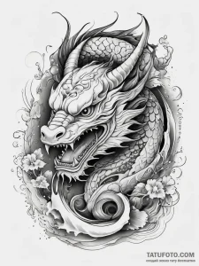 Tattoo sketch spirit, ink illustration for ta... - эскиз тату (№1757636799_0, 12.09.2025 00:26) — Tatufoto.com