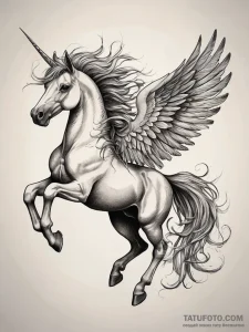 Tattoo sketch pegasus tattoo, tattoo sketch d... - эскиз тату (№1757638149_0, 12.09.2025 00:49) — Tatufoto.com