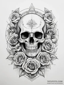 Tattoo sketch cosmic universe, ink illustrati... - эскиз тату (№1757642823_0, 12.09.2025 02:07) — Tatufoto.com