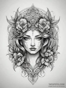 Tattoo sketch brown, tattoo drawing outline,... - эскиз тату (№1757645552_0, 12.09.2025 02:52) — Tatufoto.com