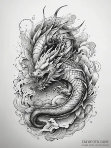 Tattoo sketch mirage, tattoo line art, black... - эскиз тату (№1757646724_0, 12.09.2025 03:12) — Tatufoto.com