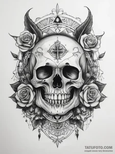 Tattoo sketch spiritual narrative, ink illust... - эскиз тату (№1757651460_0, 12.09.2025 04:31) — Tatufoto.com