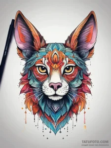Tattoo sketch cute animal tattoo, ink illustr... - эскиз тату (№1757652815_0, 12.09.2025 04:53) — Tatufoto.com