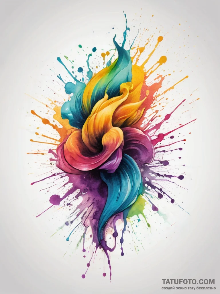 Tattoo sketch yellow, artistic tattoo sketch,... - эскиз тату (№1757657254_0, 12.09.2025 06:07) — Tatufoto.com