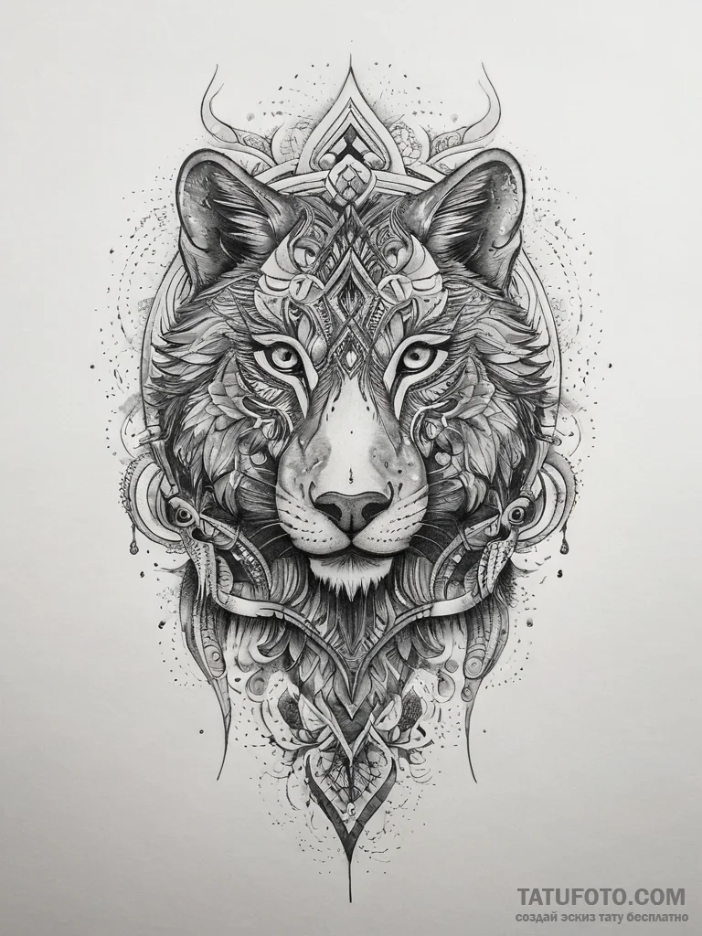 Tattoo sketch aura, concept art for tattoo, d... - эскиз тату (№1757657448_0, 12.09.2025 06:10) — Tatufoto.com