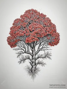 Tattoo sketch coral, concept art for tattoo,... - эскиз тату (№1757659970_0, 12.09.2025 06:52) — Tatufoto.com
