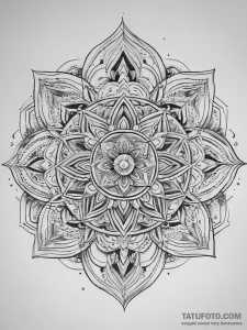 Tattoo sketch cosmic land, tattoo line art, b... - эскиз тату (№1757662887_0, 12.09.2025 07:41) — Tatufoto.com