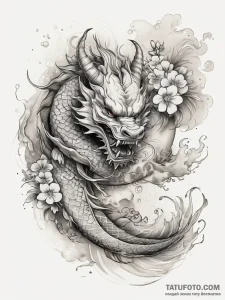 Tattoo sketch end, artistic tattoo sketch, se... - эскиз тату (№1757665423_0, 12.09.2025 08:23) — Tatufoto.com