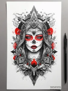 Tattoo sketch cosmic kingdom, tattoo drawing... - эскиз тату (№1757670295_0, 12.09.2025 09:44) — Tatufoto.com