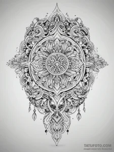 Tattoo sketch village, artistic tattoo sketch... - эскиз тату (№1757671659_0, 12.09.2025 10:07) — Tatufoto.com