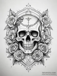 Tattoo sketch cosmos, tattoo line art, on a c... - эскиз тату (№1757675947_0, 12.09.2025 11:19) — Tatufoto.com