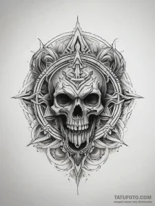 Tattoo sketch divine insignia, tattoo sketch... - эскиз тату (№1757676919_0, 12.09.2025 11:35) — Tatufoto.com