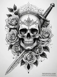 Tattoo sketch sword, tattoo drawing outline,... - эскиз тату (№1757678086_0, 12.09.2025 11:54) — Tatufoto.com