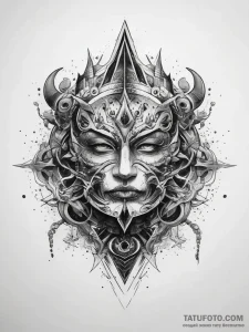Tattoo sketch cosmic kingdom, tattoo sketch d... - эскиз тату (№1757681384_0, 12.09.2025 12:49) — Tatufoto.com