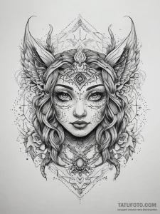Tattoo sketch emotion, tattoo flash sheet des... - эскиз тату (№1757681578_0, 12.09.2025 12:52) — Tatufoto.com