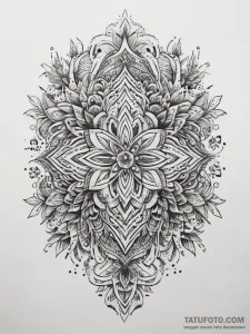 Nature & elements, tattoo line art, dotwork s... - эскиз тату (№1757682168_0, 12.09.2025 13:02) — Tatufoto.com