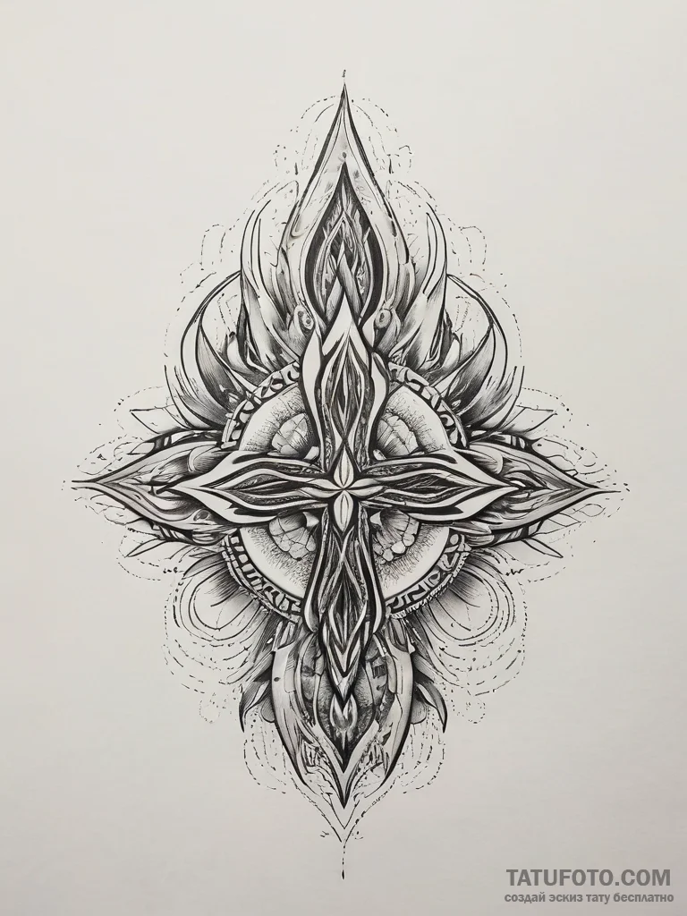 Tattoo sketch flame, tattoo line art, muted c... - эскиз тату (№1757692857_0, 12.09.2025 16:00) — Tatufoto.com