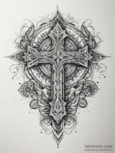Tattoo sketch edge, ink illustration for tatt... - эскиз тату (№1757697922_0, 12.09.2025 17:25) — Tatufoto.com