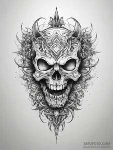 Tattoo sketch a symbolic idea - эскиз тату (№1757699889_0, 12.09.2025 17:58) — Tatufoto.com