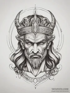 Tattoo sketch greek god hades, tattoo drawing... - эскиз тату (№1757706011_0, 12.09.2025 19:40) — Tatufoto.com