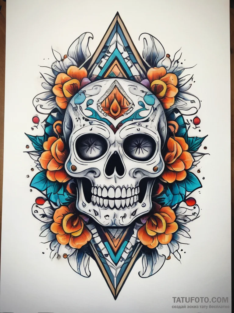 Tattoo sketch узор на бедре, tattoo flash she... - эскиз тату (№1757709936_0, 12.09.2025 20:45) — Tatufoto.com