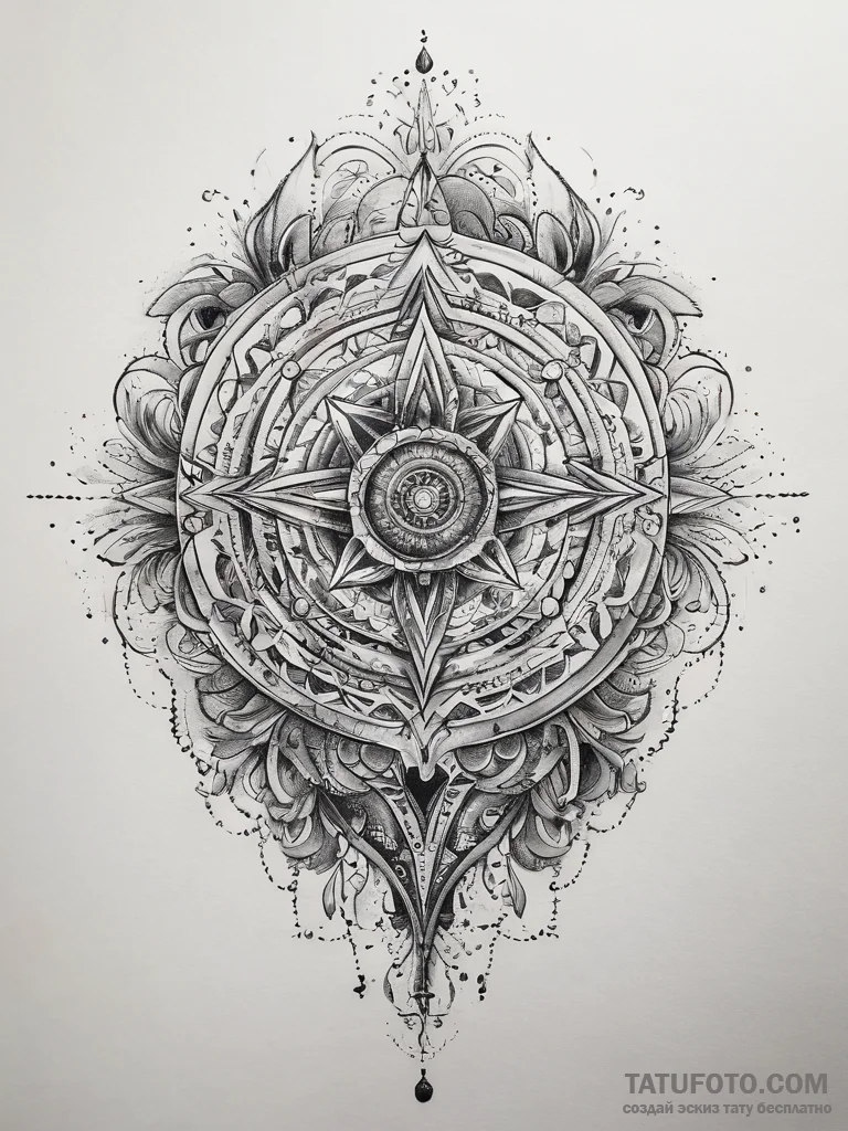 Tattoo sketch cosmic tale, artistic tattoo sk... - эскиз тату (№1757715181_0, 12.09.2025 22:13) — Tatufoto.com