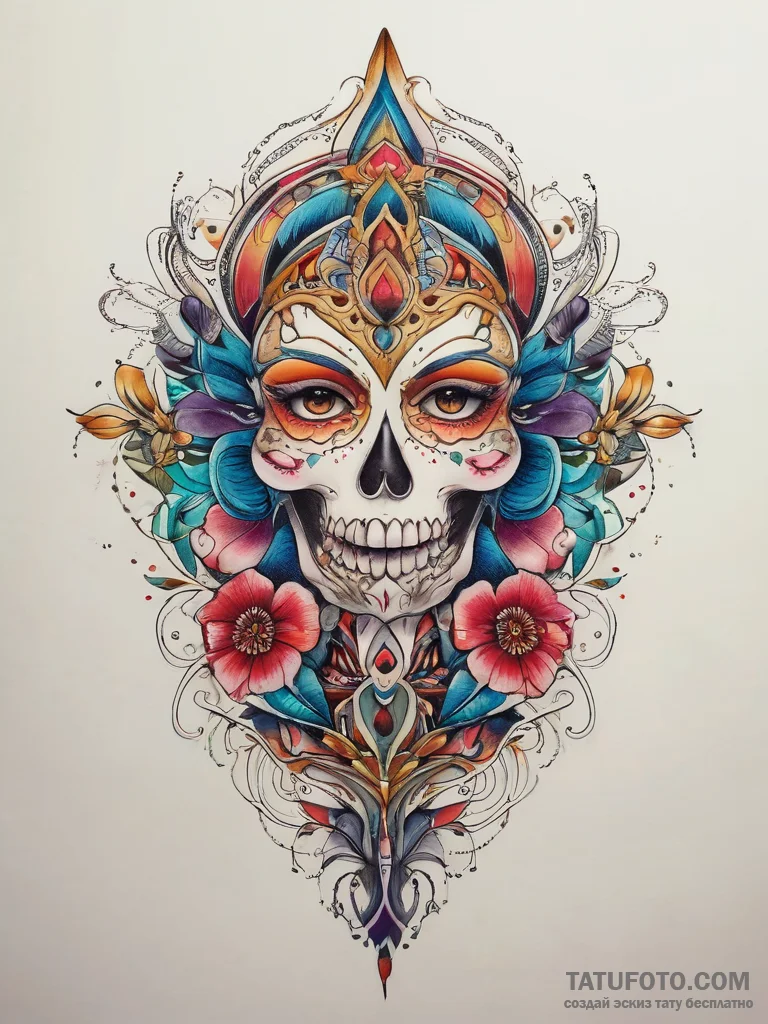 Tattoo sketch gold, artistic tattoo sketch, v... - эскиз тату (№1757715980_0, 12.09.2025 22:26) — Tatufoto.com