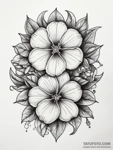 Tattoo sketch primrose, artistic tattoo sketc… — эскиз тату (№1757716368_0, 12.09.2025 22:32) — Tatufoto.com