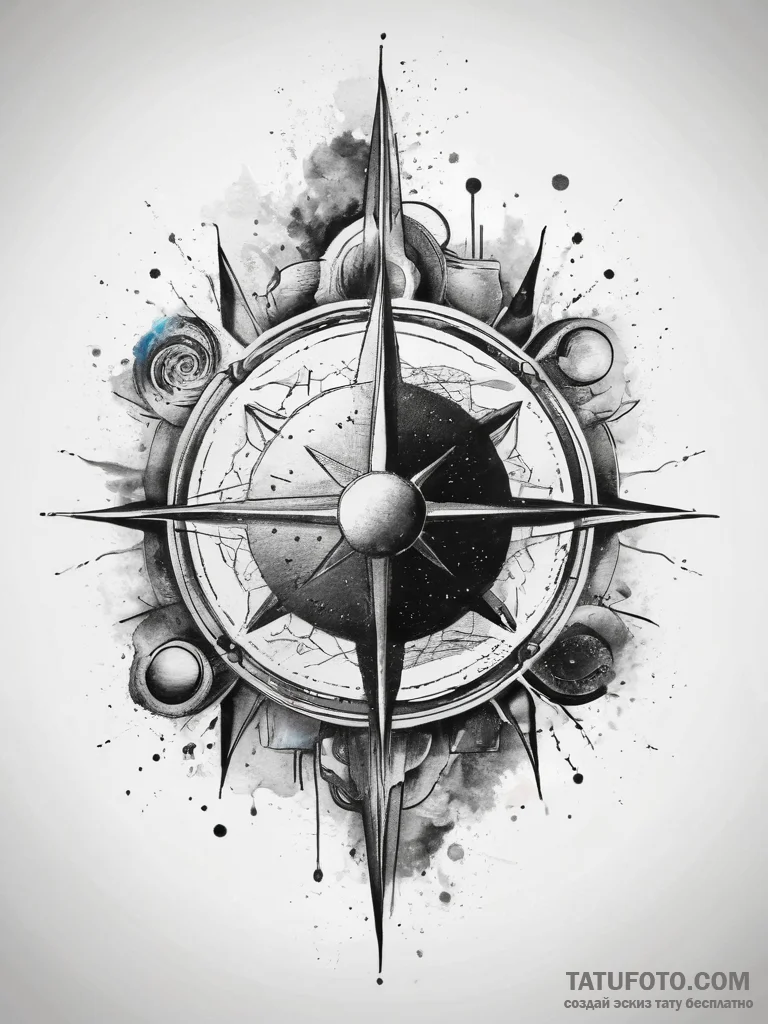 Tattoo sketch cosmic origin, artistic tattoo... - эскиз тату (№1757717150_0, 12.09.2025 22:45) — Tatufoto.com