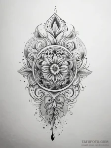 Tattoo sketch live life, ink illustration for... - эскиз тату (№1757769565_0, 13.09.2025 13:19) — Tatufoto.com