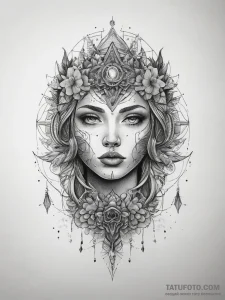 Tattoo sketch sky, ink illustration for tatto... - эскиз тату (№1757769962_0, 13.09.2025 13:26) — Tatufoto.com