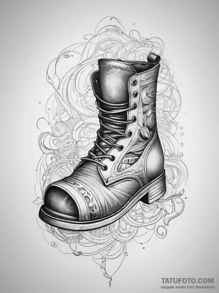Tattoo sketch cobbler leather and thread - эскиз тату (№1757772868_0, 13.09.2025 14:14) — Tatufoto.com