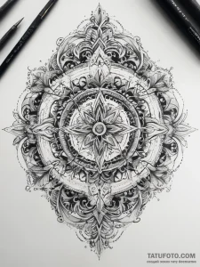 Tattoo sketch a magical ritual, artistic tatt... - эскиз тату (№1757774455_0, 13.09.2025 14:40) — Tatufoto.com