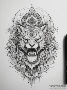 Tattoo sketch genuine - эскиз тату (№1757774648_0, 13.09.2025 14:44) — Tatufoto.com