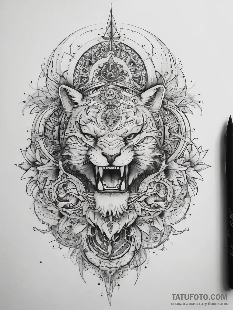 Tattoo sketch genuine - эскиз тату (№1757774648_0, 13.09.2025 14:44) — Tatufoto.com