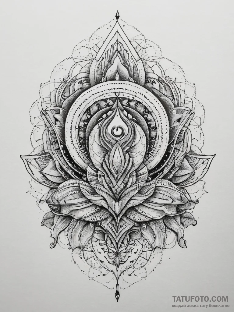 Tattoo sketch geoduck, tattoo line art, on a... - эскиз тату (№1757776230_0, 13.09.2025 15:10) — Tatufoto.com