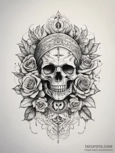Tattoo sketch divine legend, tattoo sketch de... - эскиз тату (№1757783334_0, 13.09.2025 17:08) — Tatufoto.com