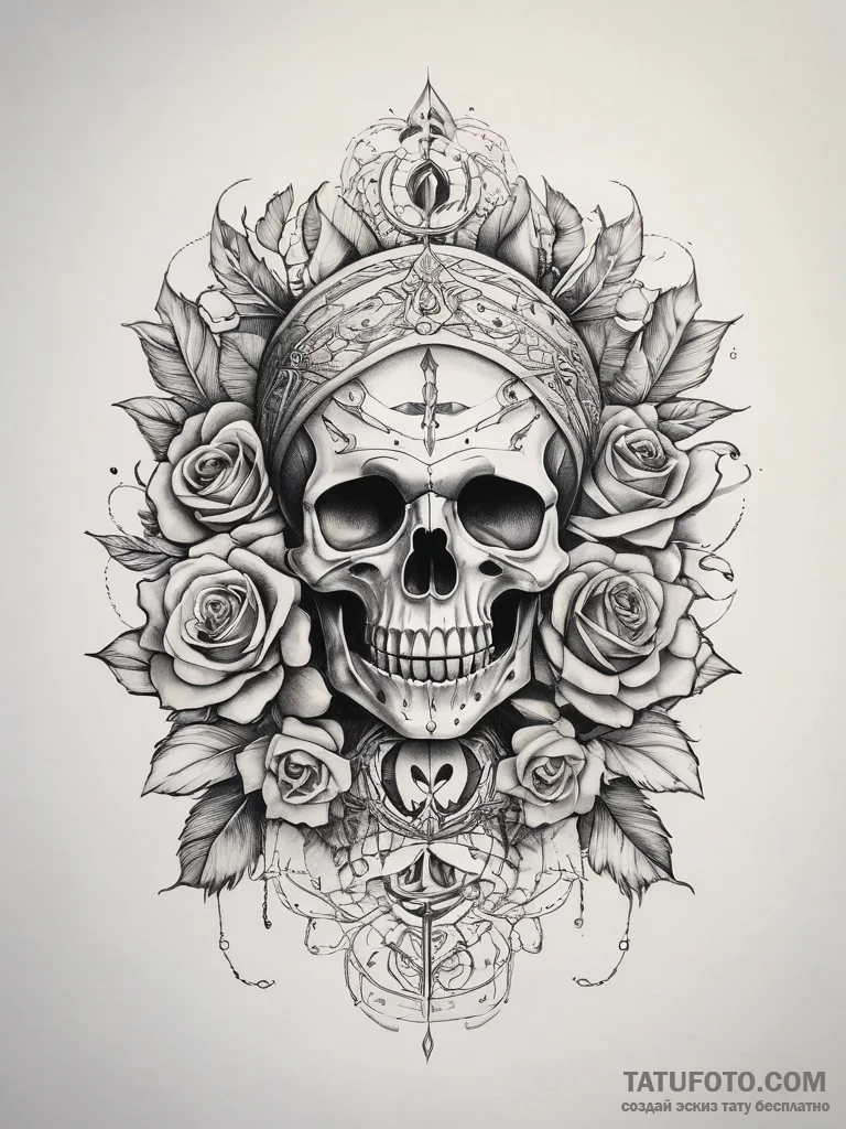 Tattoo sketch divine legend, tattoo sketch de... - эскиз тату (№1757783334_0, 13.09.2025 17:08) — Tatufoto.com