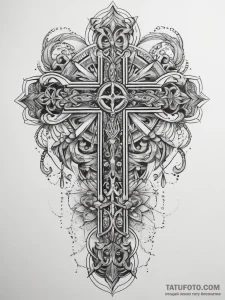 Tattoo sketch crosses on knuckles, concept ar... - эскиз тату (№1757790620_0, 13.09.2025 19:10) — Tatufoto.com