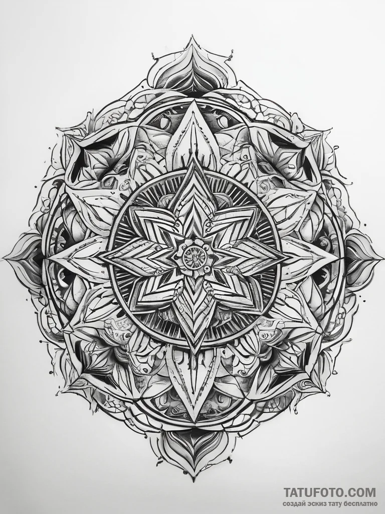 Tattoo sketch authentic, artistic tattoo sket... - эскиз тату (№1757791609_0, 13.09.2025 19:26) — Tatufoto.com